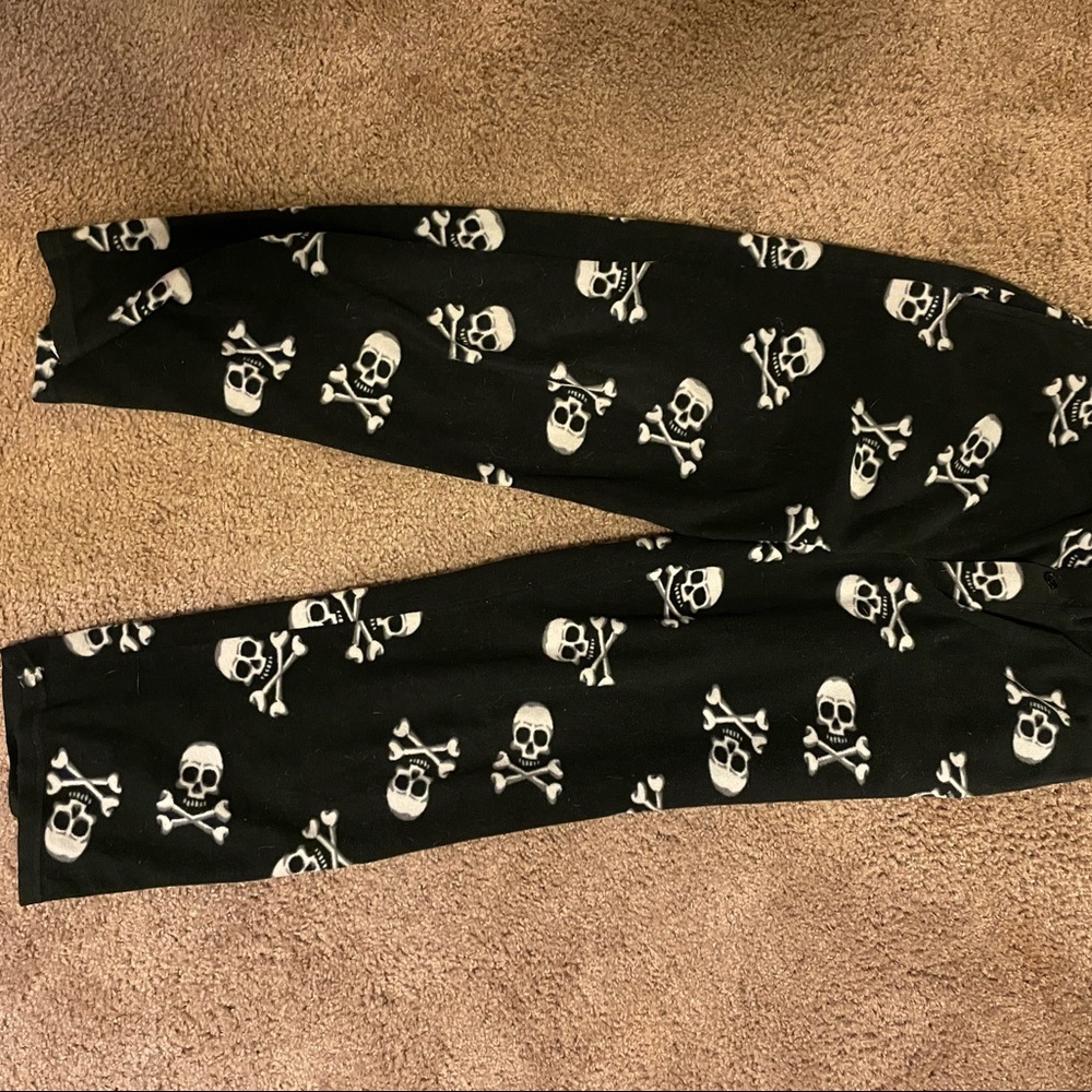 skull pajama pants